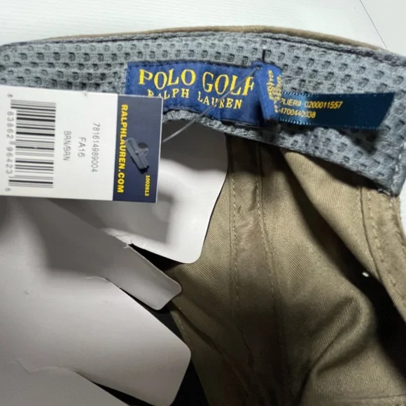 Polo Golf Ralph Lauren Fairway 6 Panel Logo Embroidered Twill hat - Picture 10 of 10
